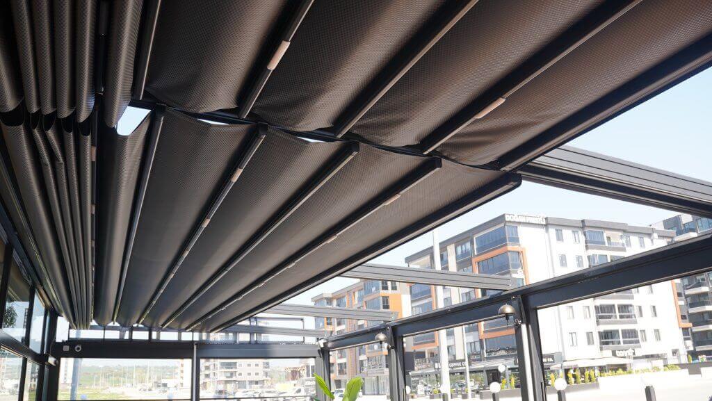 raylı pergola